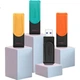 Флеш-накопитель Kingston 128 ГБ USB 3.2 Gen 1, красочный вращающийся дизайн, стильный и портативный, для учебы, офисной работы, аукционов, компьютера. - зображення 2