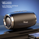 Портативная Bluetooth-колонка Soaiy SD-98 для кемпинга, автомобиля, дома и рабочего стола, с мощными басами, миниатюрная, компактная, практичный подарок для сотрудников, приз на ежегодном собрании. - изображение 2