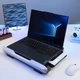 Вентилятор охолодження Lenovo Legion Wind Blade із змінною частотою 3000 об/хв, турбовентилятор із швидким повітряним охолодженням, герметичний, з піни з пам'яттю форми, 3-рівневе регулювання висоти, F9Lite, льодовиково-білий - изображение 6
