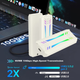 Корпус для SSD-накопичувача LINSTORAGE M.2 NVMe Type-C 3.2, портативний, з алюмінієвого сплаву, з RGB-підсвічуванням та системою охолодження, для ноутбука та мобільного телефону. - зображення 6