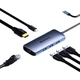 Док-станція Wopul Type-C для Gigabit Ethernet, USB-C, концентратор HDMI, адаптер 4K60Hz RJ45, мережевий кабель-конвертер для Huawei Apple MacBook - изображение 1