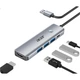 Док-станция Acer USB-HDMI для зеркального отображения экрана высокой четкости, адаптер-концентратор USB 3.0, совместимая с MacBook, компьютерами и планшетами Huawei, конвертер, Five-I - изображение 1