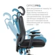 Офисное кресло OfficePro Aero OC490B Black (OC490B) - изображение 9