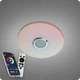 Люстра светодиодная 517 Dlight RGB с пультом и колонкой 70Вт Белый (02175) - изображение 4