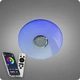 Люстра светодиодная 517 Dlight RGB с пультом и колонкой 70Вт Белый (02175) - изображение 8