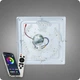 Люстра светодиодная 517 Dlight RGB с пультом и колонкой 70Вт Белый (02176) - изображение 8