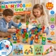 Дитячий конструктор - лабіринт Marble Run на 125 деталей | Мармуровий Трек для Кульки | Розвиваюча STEM Іграшка для дітей - зображення 4