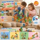 Дитячий конструктор - лабіринт Marble Run на 125 деталей | Мармуровий Трек для Кульки | Розвиваюча STEM Іграшка для дітей - зображення 5