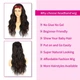 Синтетический парик с повязкой SAPPHIREWIGS (черный с красными прядями) - изображение 5
