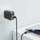 Дата кабель USB-C to USB-C кабель для заряджання телефона, для передавання даних з LED дисплеєм у тканинному нейлоновому обплетенні 1.2м 60W 3A AceFast - зображення 6