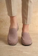 Лофери жіночі Where Uwear Натуральна замша бежеві 351151_37 (24 см) - зображення 2