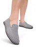 Лоферы женские Where Uwear Натуральная замша серые 351156_40 (25.5 см) - изображение 6