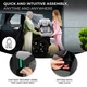 Автокресло Kinderkraft Comfort Up i-Size серо- розовый (KCCOUP02PNK0000) - изображение 9