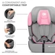Автокресло Kinderkraft Comfort Up i-Size серо- розовый (KCCOUP02PNK0000) - изображение 13