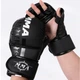 Боксерские перчатки MMA с защитой запястья и открытой ладонью. Размер - S - изображение 2