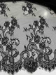 Кружево шантильи черное 60г/м2 ш.145см 1уп.(3м) - изображение 3