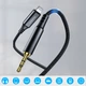 Кабель Choetech Lightning / mini jack 3.5mm 2 м Black (AUX009) - изображение 2