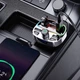 Трансмітер Dudao R2PRO+ з портами заряджання PD25W Bluetooth 5.3 RGB Black Silver (6976625332458) - зображення 4