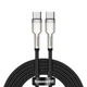 Кабель Baseus Cafule USB-C to USB-C 2m Black (CATJK-D01) - зображення 1