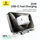 Сетевое зарядное устройство Baseus Palm PD/FC 20W USB-C with USB-C to USB-C Cable 1 m White (P10111602213-01) - изображение 7