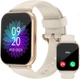 Умные часы RUIMEN Smart Watch с функцией звонков (Экран 1.85", Фитнес-трекер, 2 ремешка в комплекте, Цвет: Молочно-белый - изображение 1