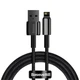Кабель Baseus Tungsten Gold Fast Charging USB-A to Lightning 1m Black (CALWJ-01) - изображение 1