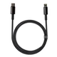 Кабель Baseus Tungsten Gold PD USB-C to Lightning 1m Black (CATLWJ-01) - изображение 3