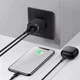 Мережевий зарядний пристрій Baseus Compact 10.5W 2xUSB-A Black (CCXJ010201) - зображення 8