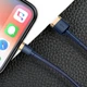 Кабель Baseus Cafule USB-A to Lightning 2m Blue/Gold (CALKLF-CV3) - изображение 9