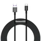 Кабель Baseus Superior USB-A to USB-C 2m Black (CATYS-A01) - зображення 1