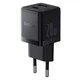 Мережевий зарядний пристрій Baseus Palm PD/QC 20W USB-C | USB-A Black (P10111608113-00) - зображення 1