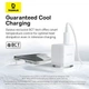 Мережевий зарядний пристрій Baseus Palm PD/FC/QC 30W USB-C White (P10111605213-00) - зображення 8