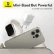 Мережевий зарядний пристрій Baseus Palm PD/FC/QC 30W USB-C White (P10111605213-00) - зображення 11