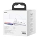 Сетевое зарядное устройство Baseus Super Silicone PD 20W USB-C with USB-C to Lightning Cable 1m White (TZCCSUP-B02) - изображение 6