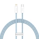 Кабель Baseus Dynamic Series USB-C to Lightning 1m Blue (CALD000003) - зображення 1