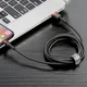 Кабель Baseus Kevlar Cable USB for Lightning 1.5A 2M Red+Black (CALKLF-C19) - зображення 4