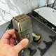 Машинка для стрижки VGR з електробритвою та тримером IPX6, бездротовий набір 7000 об/хв, 4 насадки, акумулятор 700/1200 мАг, Золотий (946-V) - зображення 5
