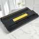 Вакуумний пакувальник Rotex SuperVac 120Вт для вакуумного зберігання сухих і вологих продуктів, вакууматор харчовий з пакетами 20x30 см 10 шт, чорний (B-ZZІSVR) - зображення 2