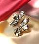 Женские сережки "Золотистый цветок" jewelry - изображение 4