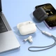 Бездротові Bluetooth навушники Hoco EQ9 Plus Duke true wireless ANC Noise Reduction BT 5.3 Milky white - изображение 3