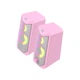 Акустическая система Havit HV-SK202 USB 2.0 Pink (6939119024048) - изображение 2