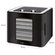 Сушилка для грибов овощей фруктов 6 секций 35-70 °C для кухни Clatronic HE0269 - изображение 2