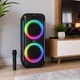Напольная акустическая колонка ZXX 100 Вт Bluetooth с микрофоном караоке FM USB TF AUX RGB TWS 2 динамика 6.5" (4О55) - изображение 1