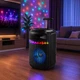 Портативная Bluetooth колонка для караоке с микрофоном FM радио USB TF LED подсветка аккумулятор 1200 мАч (Z9A-LB) - изображение 2
