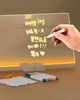 3D LED- нічник, дошка для малювання та нотаток 20×20 см з підсвіткою, маркерами та USB живленням - зображення 2