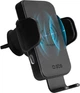 Автотримач для телефону SBS Smartphone holder with wireless charger for air vent Black (TESUPWIR15WAUT) - зображення 1