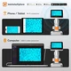 Мікроскоп цифровий MatataStudio MX2-AS 2-в-1 екран 4,3" LCD зум 100x-1600x оранжевий - изображение 7