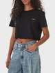 Футболка хлопковая короткая женская Guess Selene Ss Cn T-Shirt V6GI17-K2984-JBLK L Jet Black A996 (7621235985356) - изображение 1