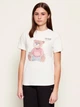 Футболка хлопковая женская Guess Carla Cn Ss T-Shirt V6RI08-K8FQ4-G012 M Cream White (7621235088330) - изображение 1