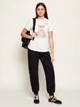 Футболка хлопковая женская Guess Carla Cn Ss T-Shirt V6RI08-K8FQ4-G012 S Cream White (7621235088323) - изображение 3